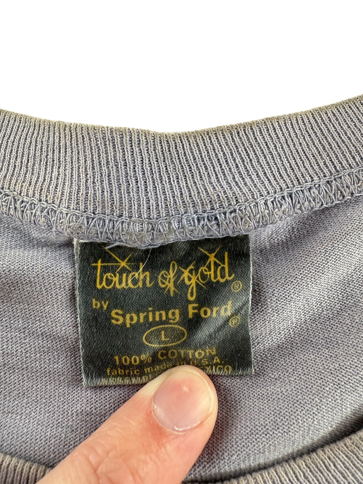 Tag on Vintage House of Blues Devil Fishing Tee SZ L