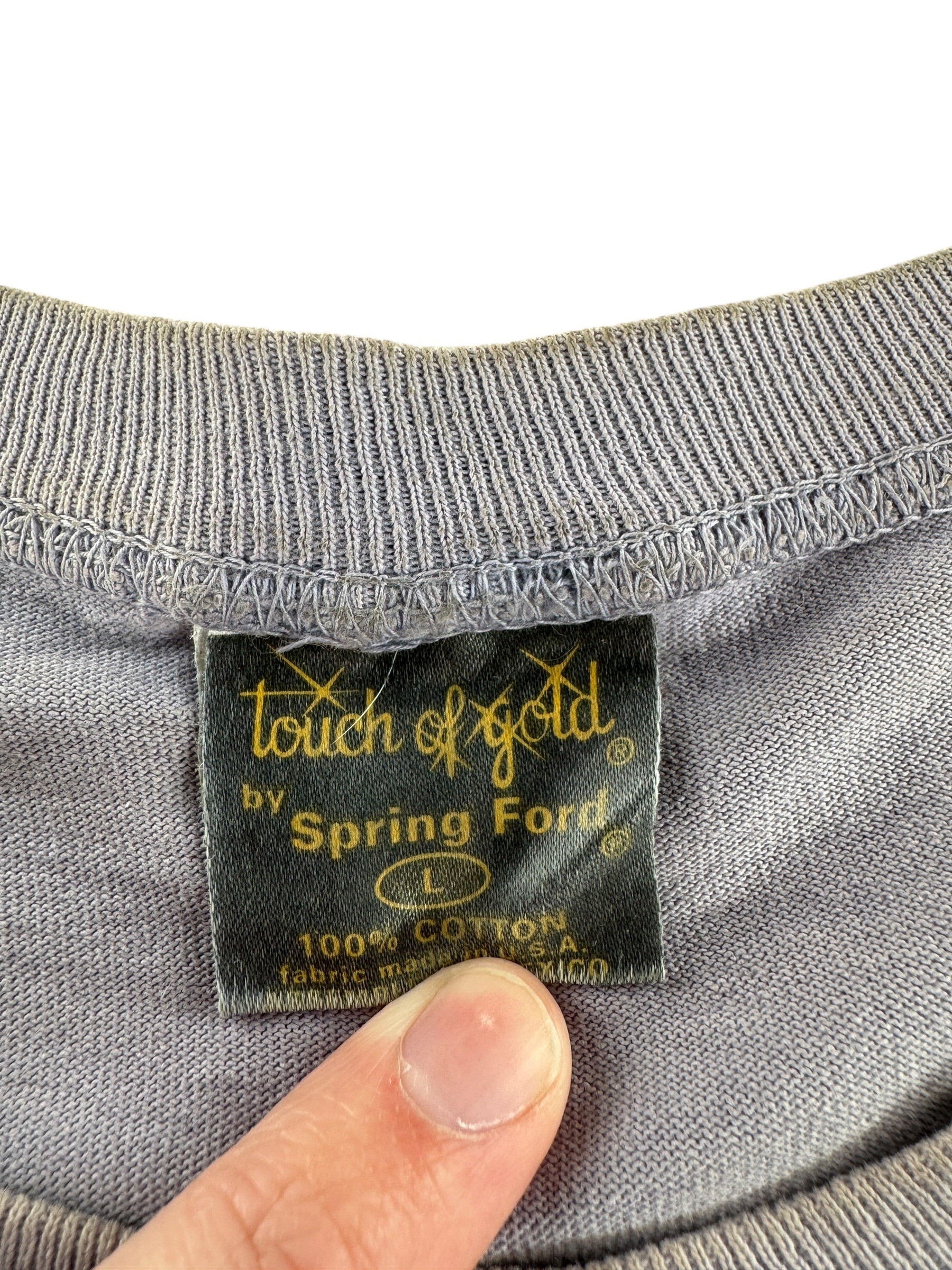 Tag on Vintage House of Blues Devil Fishing Tee SZ L