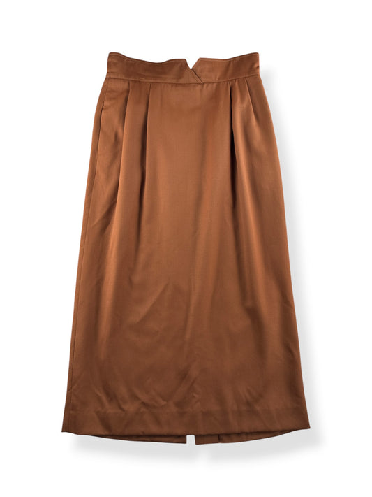 Front of Vintage 1990s Perry Ellis Wool Skirt W30
