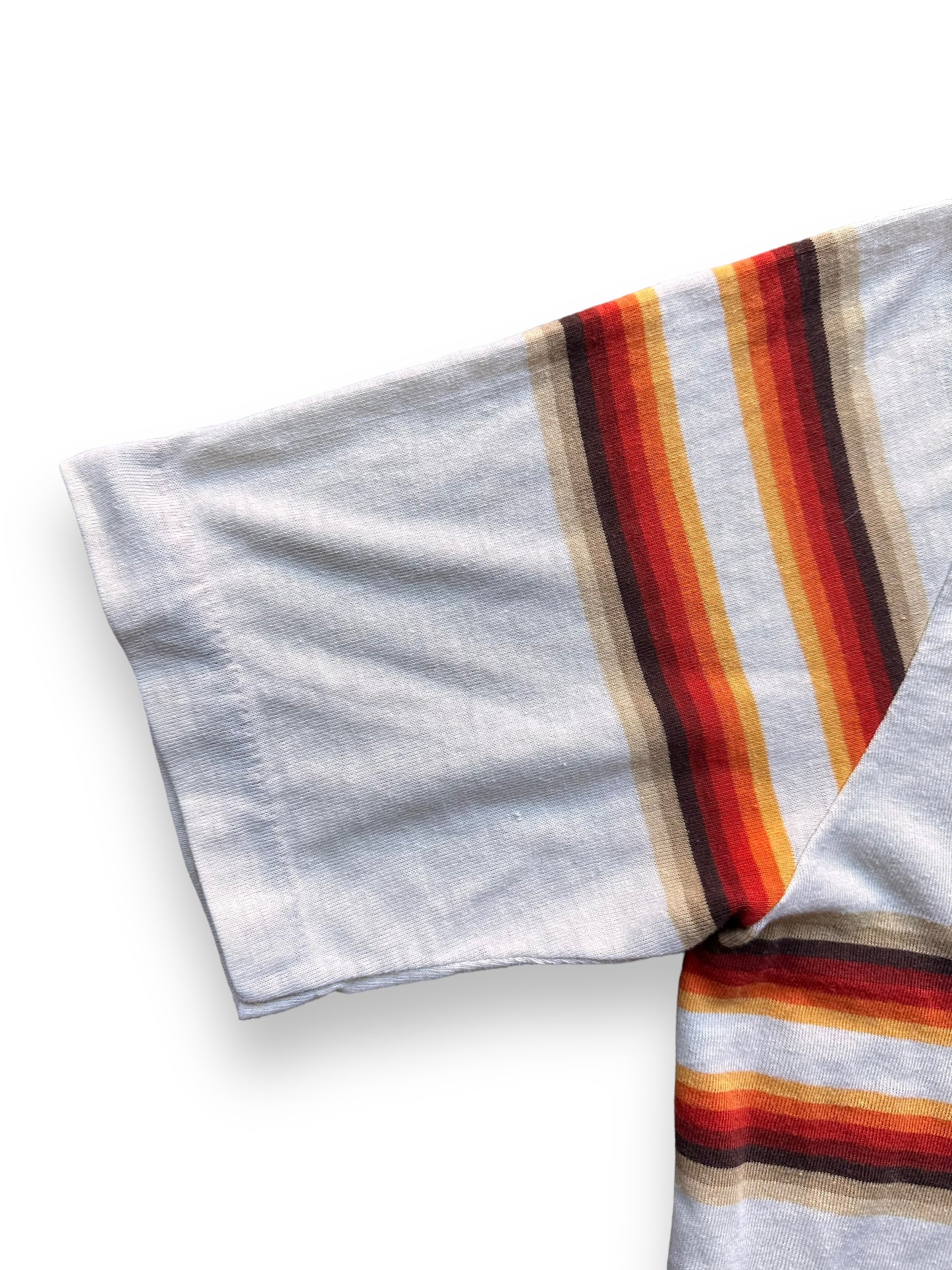 Right Sleeve View of Vintage Jantzen Striped Shirt SZ M | Vintage Striped Shirt Seattle | Barn Owl Vintage Seattle