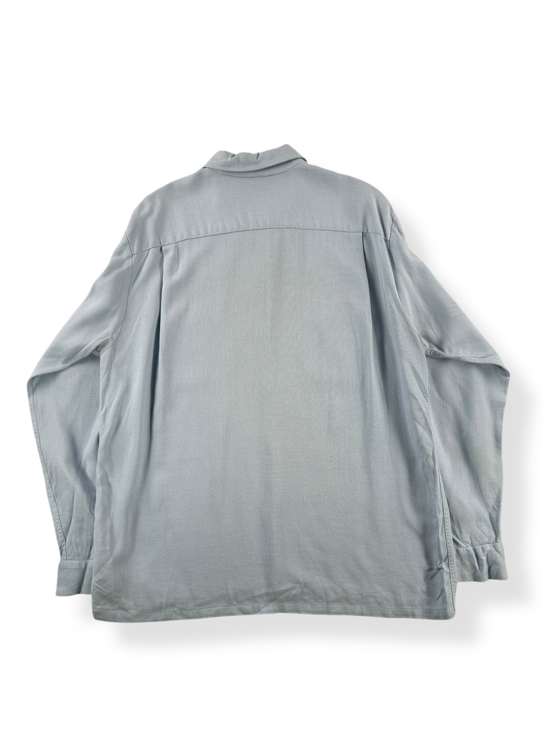Back of Vintage Da Vinci Loop Collar Shirt SZ L