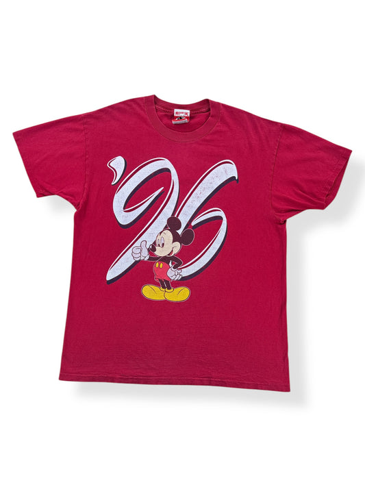 Front of Vintage Mickey 96 Disney Tee SZ XL (Fits L)