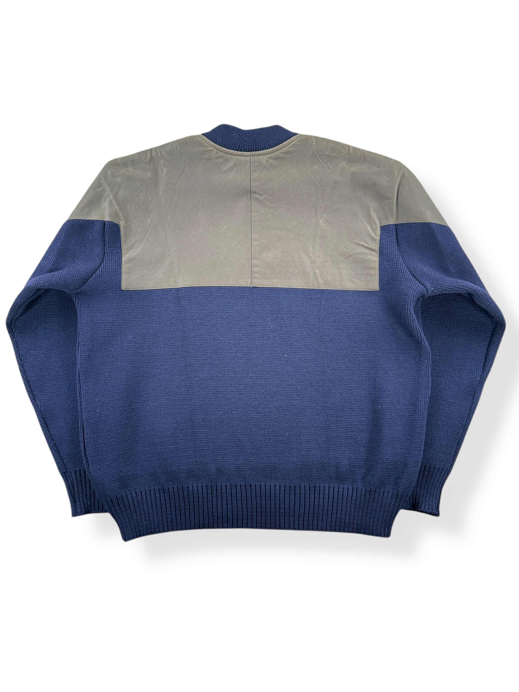 Back of Filson Henley Guide Sweater SZ L AS IS