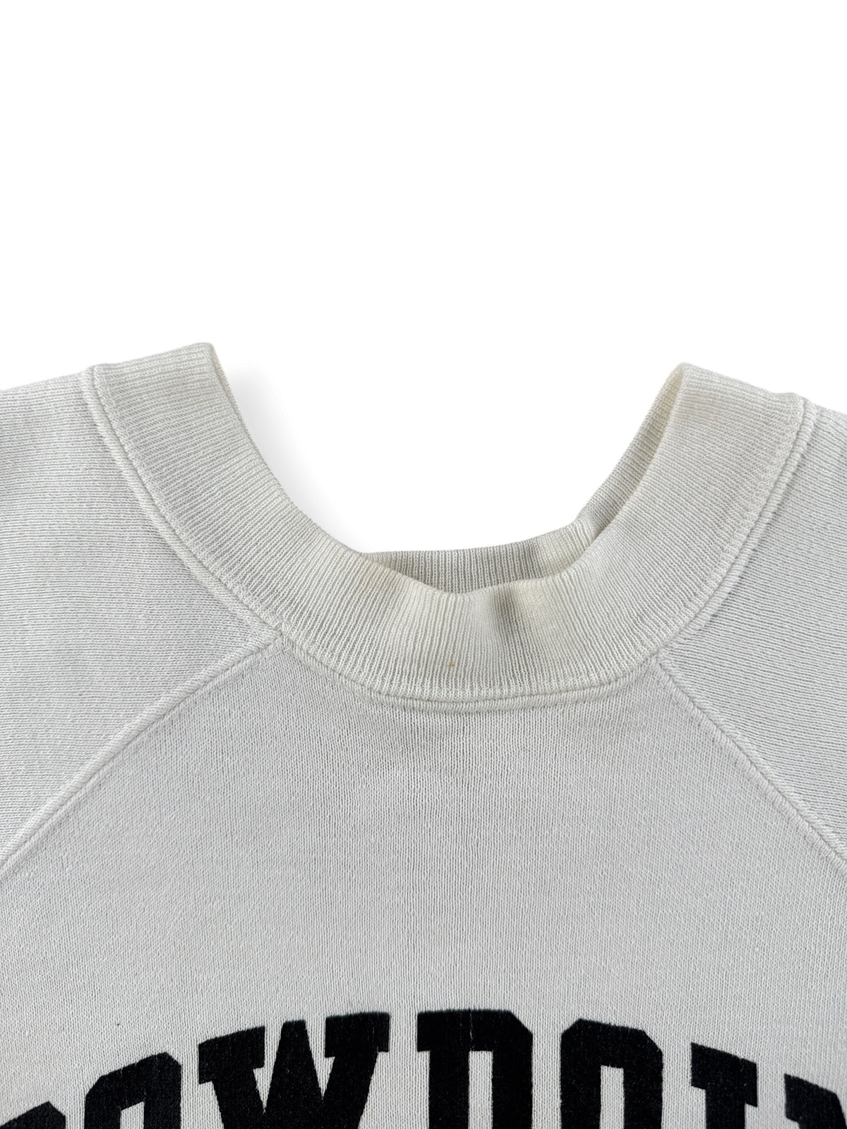 Collar on Vintage Bowdoin Polar Bear Crewneck SZ L