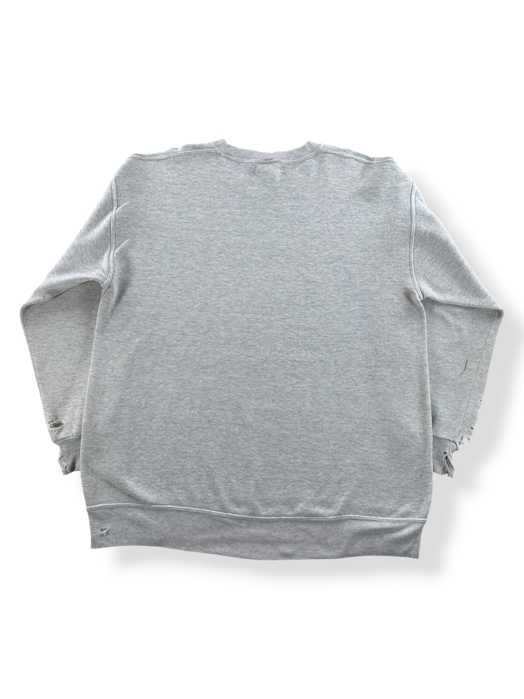 Back of Vintage Thrashed Michigan State Crewneck SZ XXL (Fits L)