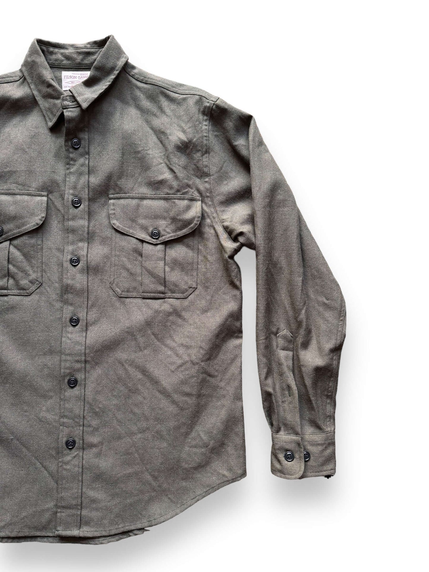 front left of Filson Northwest Wool Shirt SZ M