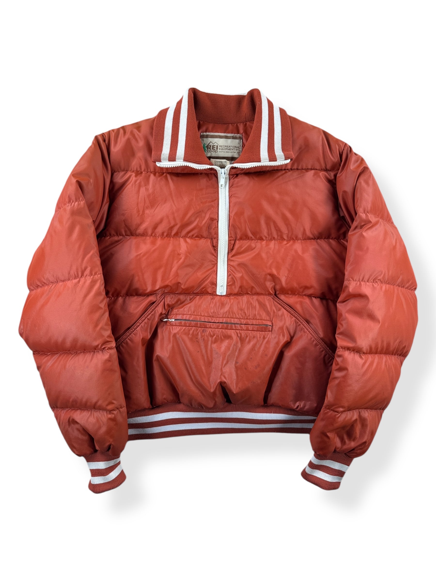 Front of Vintage 80s Era REI Down Anorak SZ M