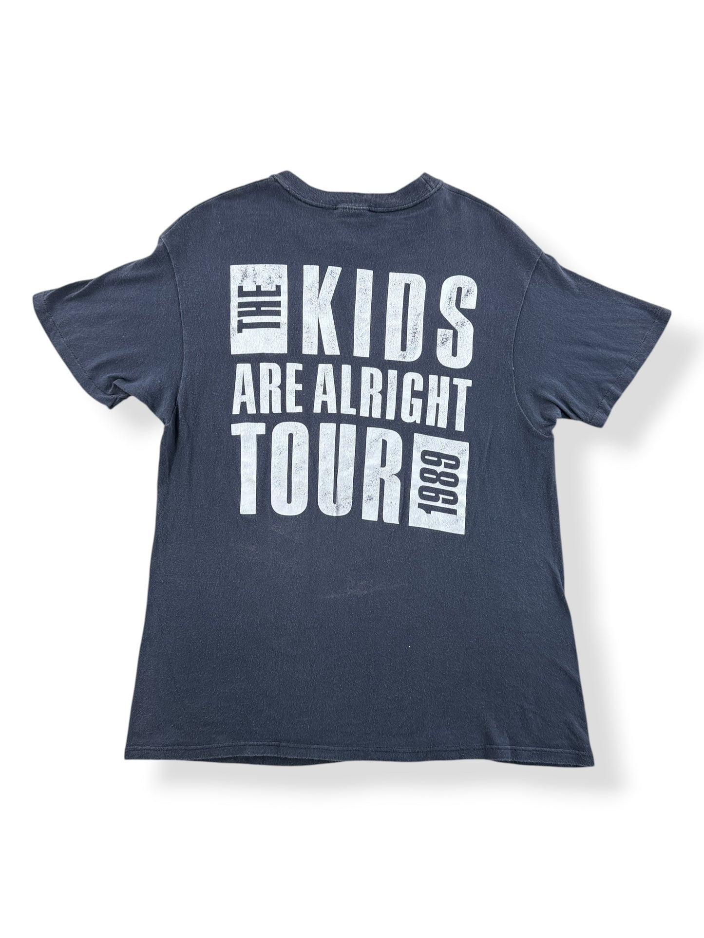 Back of Vintage 1989 The Who The Kids Are Alright Tee SZ L (Fits M)