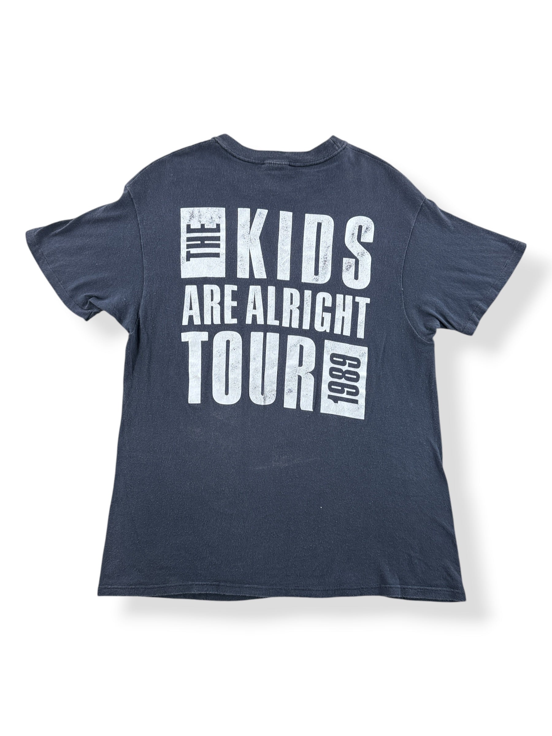 Back of Vintage 1989 The Who The Kids Are Alright Tee SZ L (Fits M)
