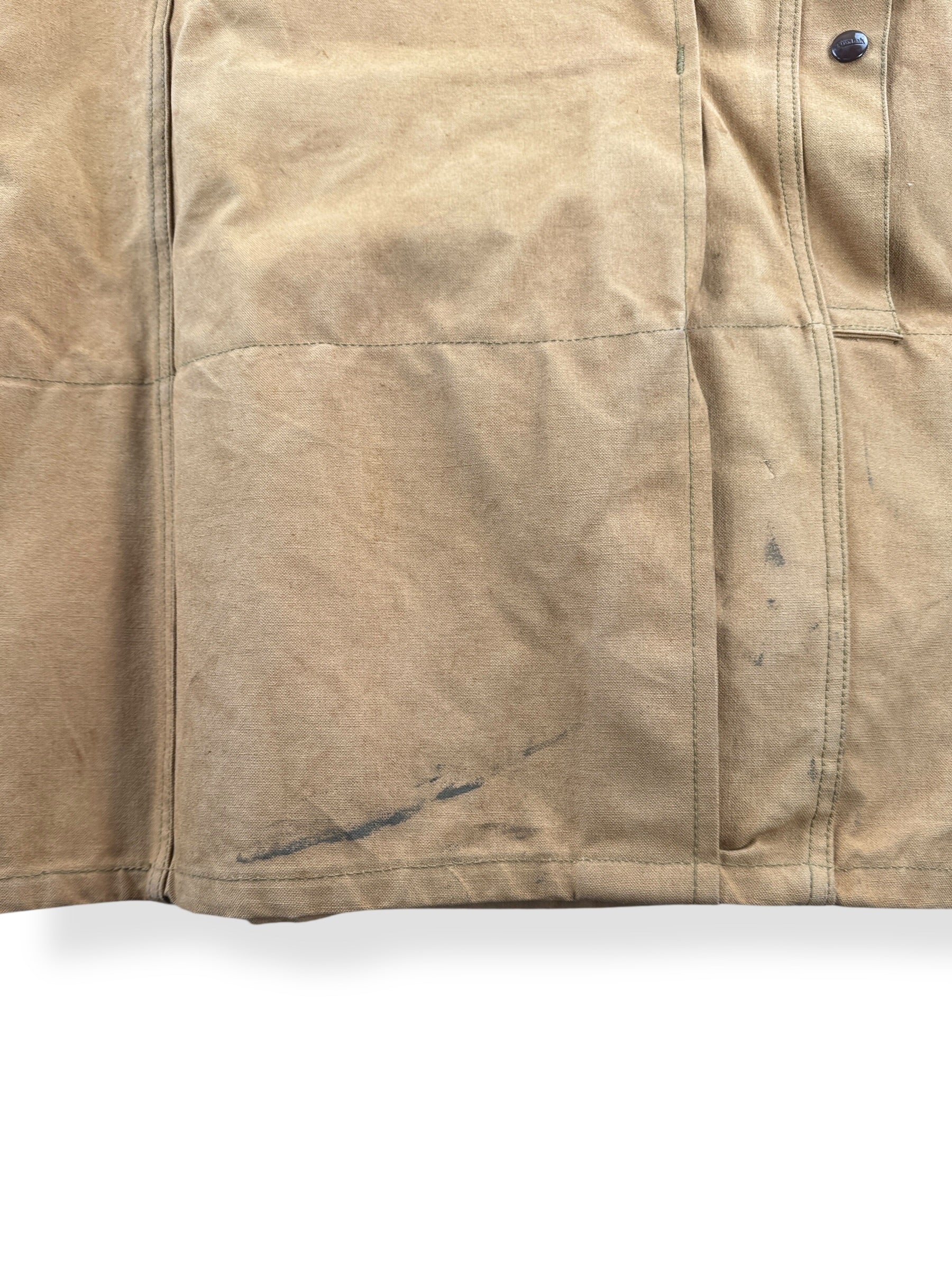 Stain on Vintage 50s Era Duxbak Hunting Jacket SZ XL