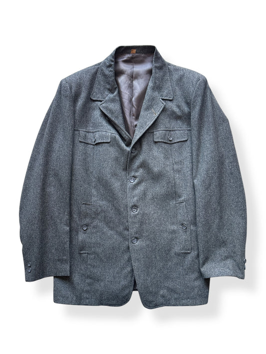 Front of Vintage Mead's Store for Men Jacket AS IS SZ L