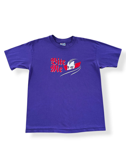 Front of Vintage Bite Me Boo Cris Creep Tee SZ L