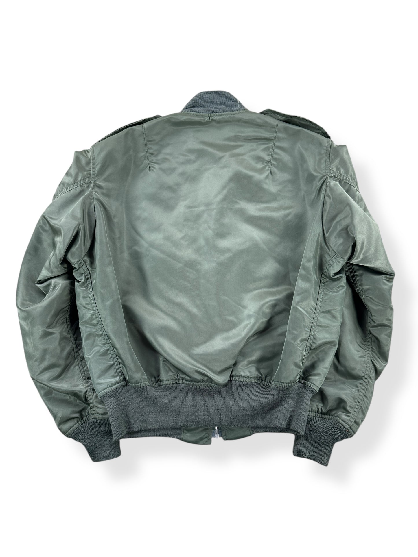 Back of Vintage L-28 B-2 Bomber Jacket SZ M