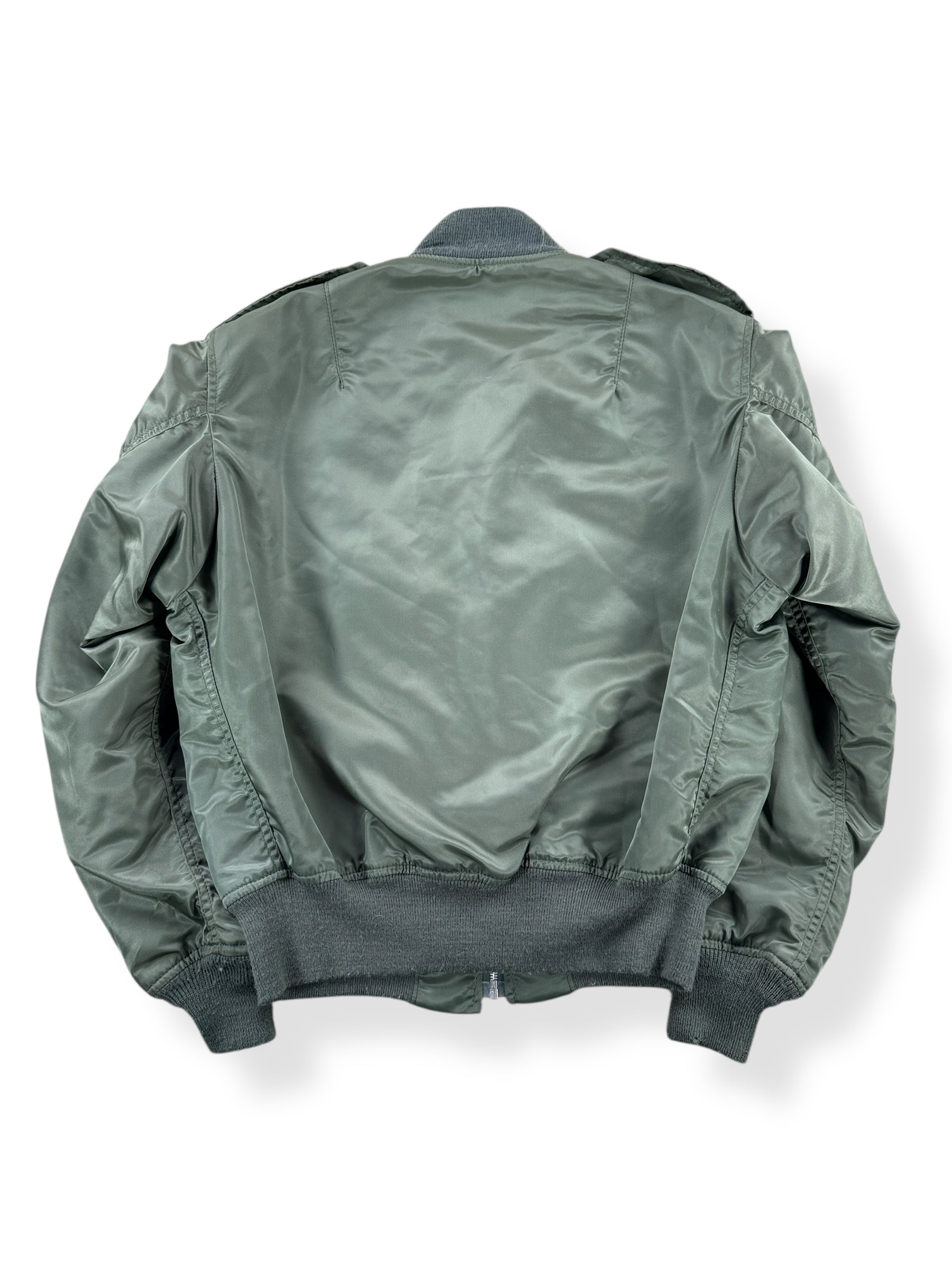 Back of Vintage L-28 B-2 Bomber Jacket SZ M