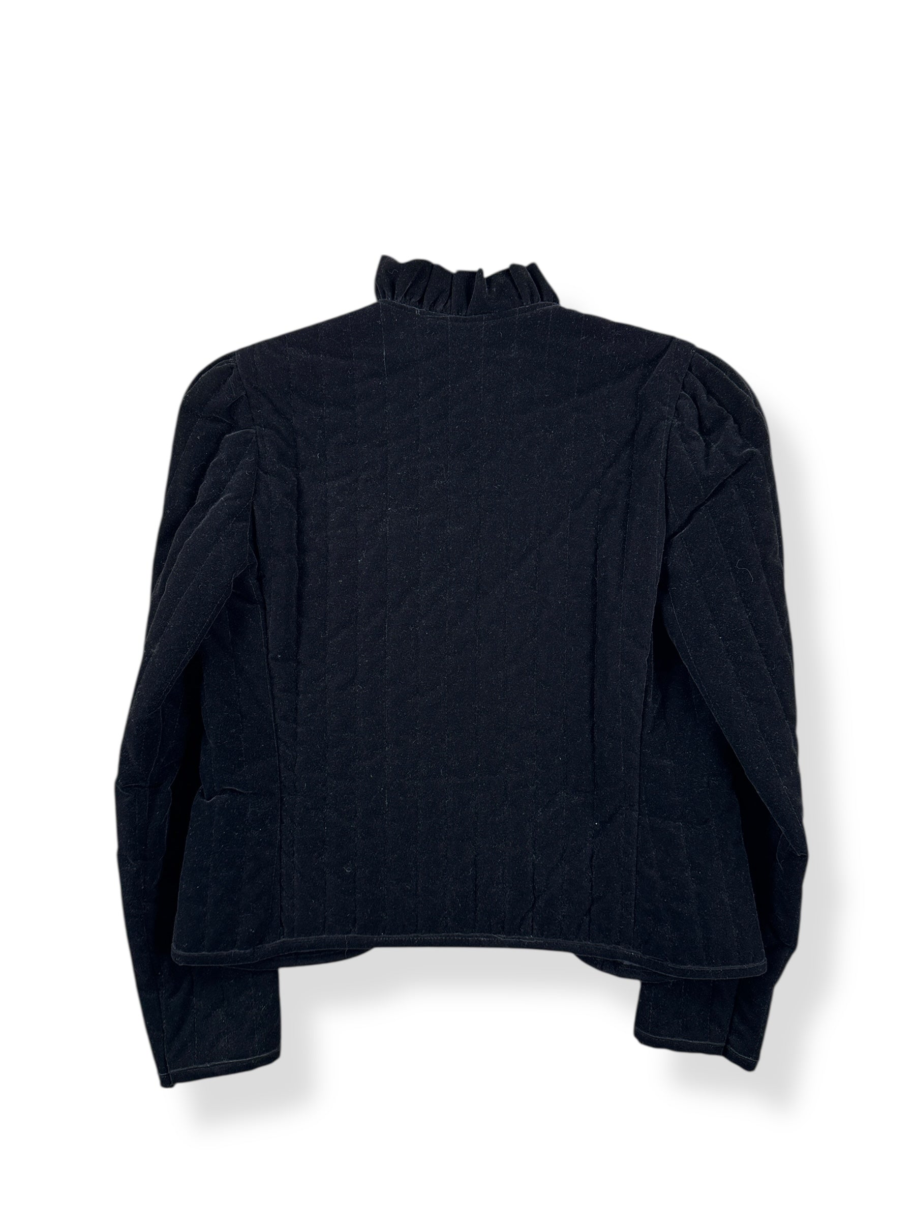 Back of Vintage Cleveland Street Velvet Jacket SZ XS