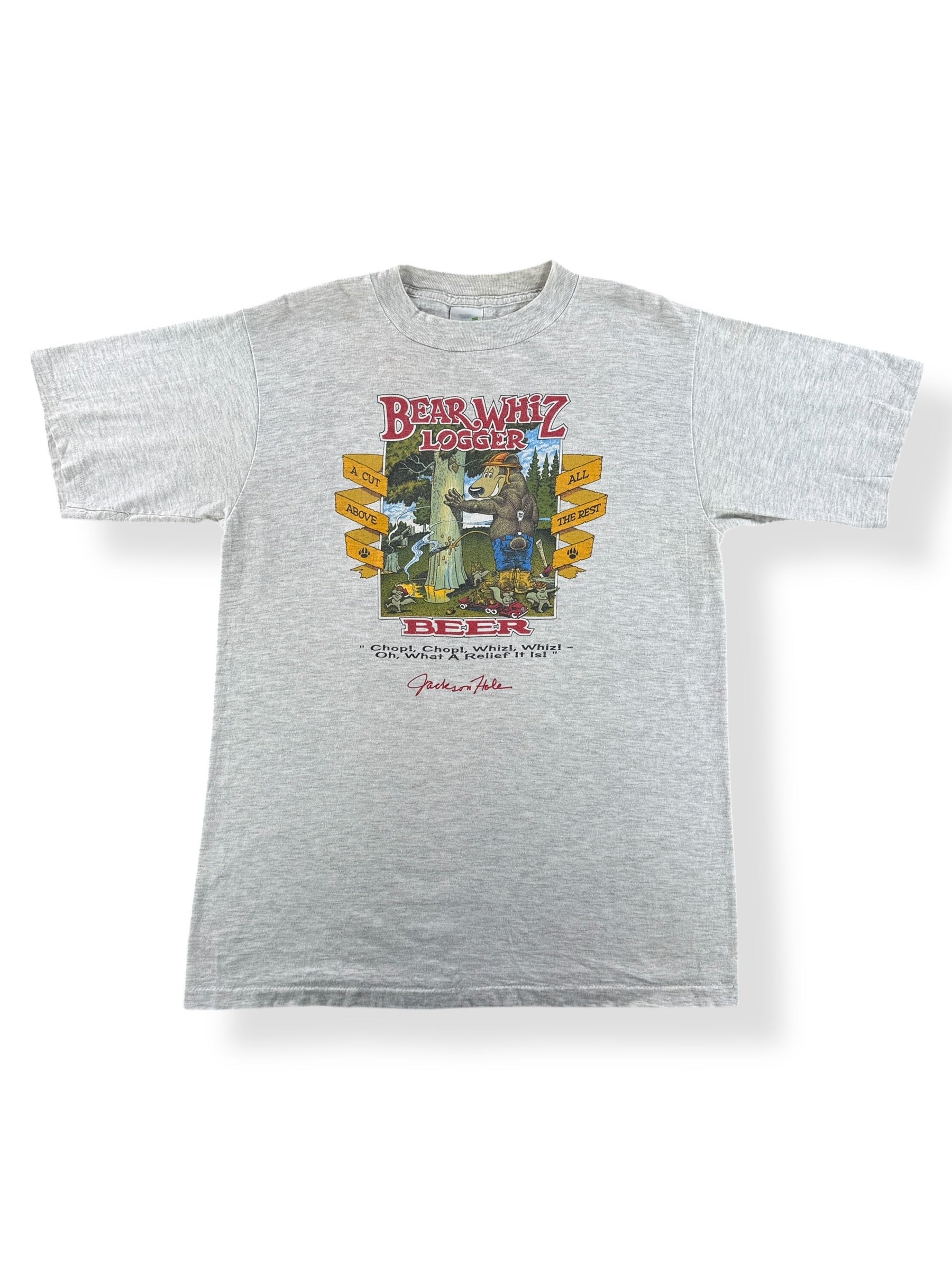 Front of Vintage Bear Whiz Tee SZ L (Fits M/L)