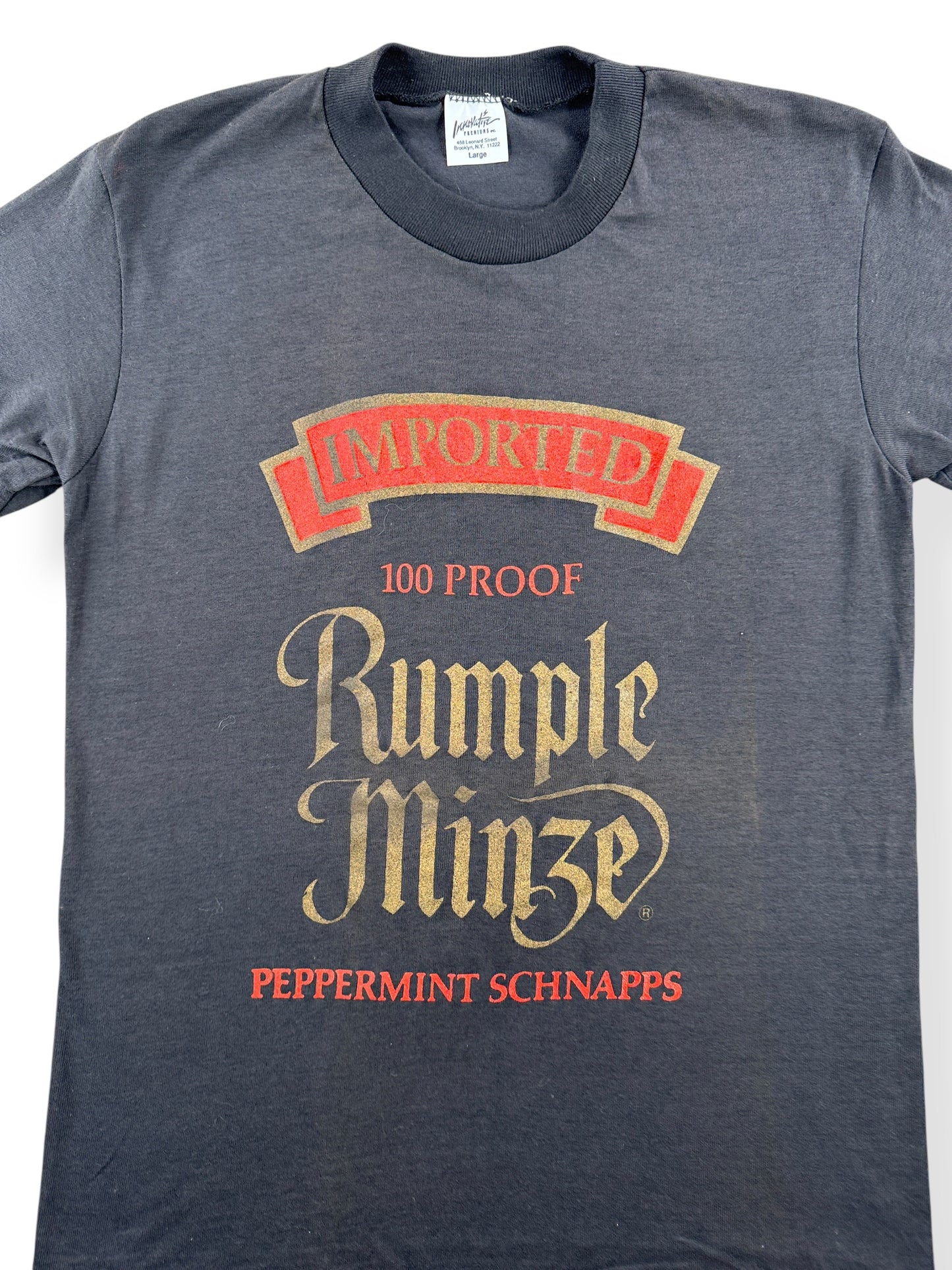 Front Close Up of Vintage Rumple Mintze Tee SZ L (Fits S)