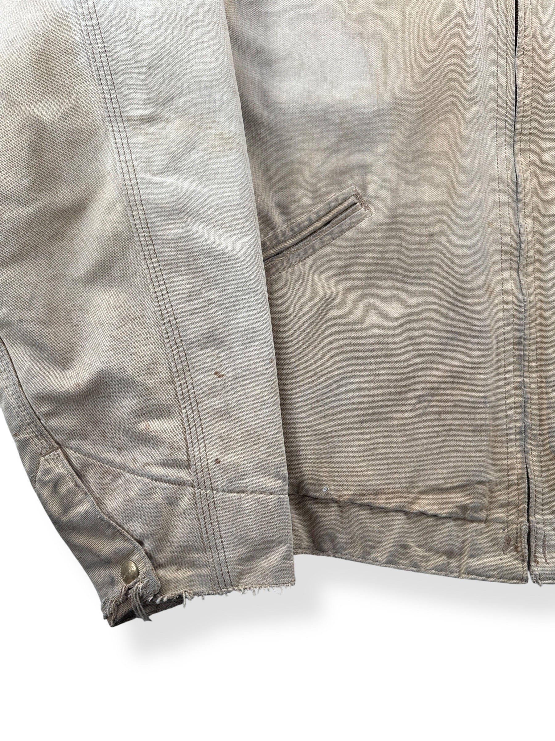 Stains on Vintage 90s Carhartt Detroit Jacket SZ XL