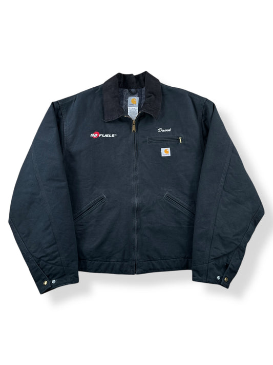 Front of Carhartt 76 Performance Lubricants Detroit Jacket SZ 50