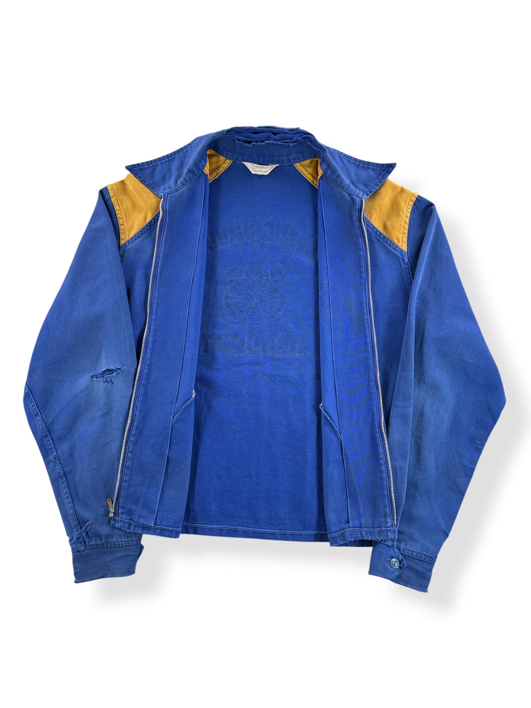 Inside of Vintage 50s Champion Battle Ground Academy Jacket SZ M