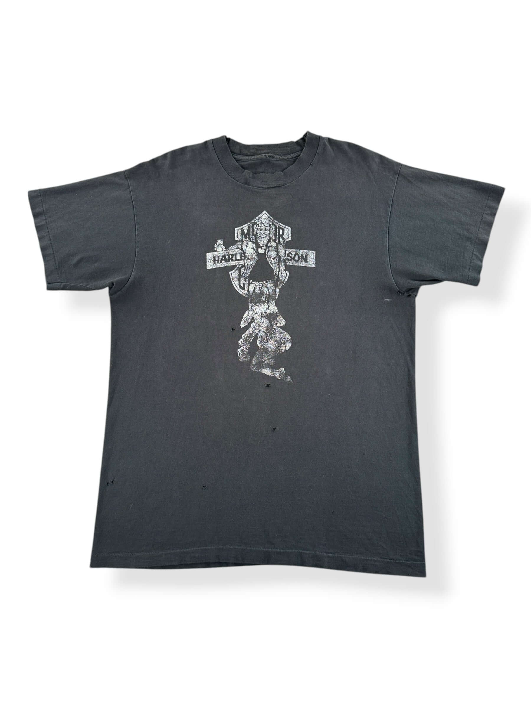 Front of Vintage 90s Era West Seattle BJ Harley Tee SZ L
