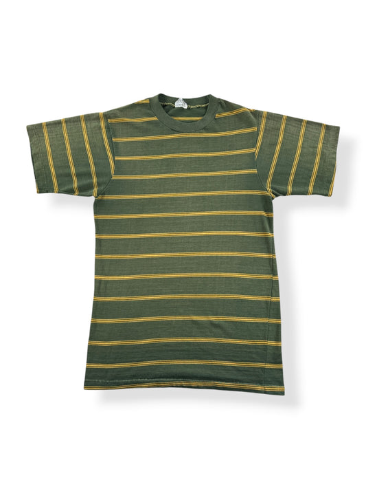 Front of Vintage Towncraft Penney's Striper Tee SZ M (Fits S)