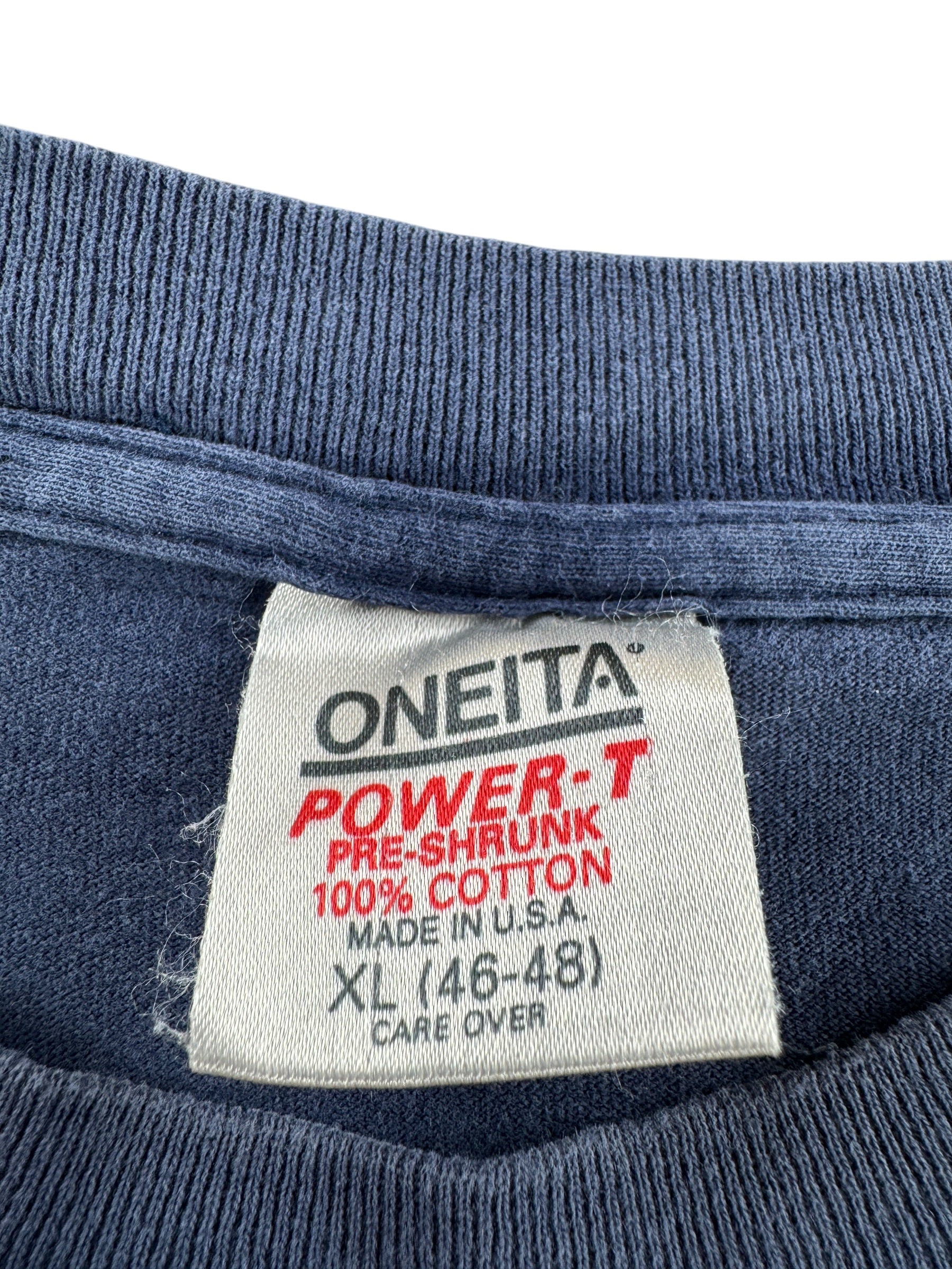 Tag on Vintage Oneita Santa Monica Airlines Santa Cruz Skate Tee SZ XL
