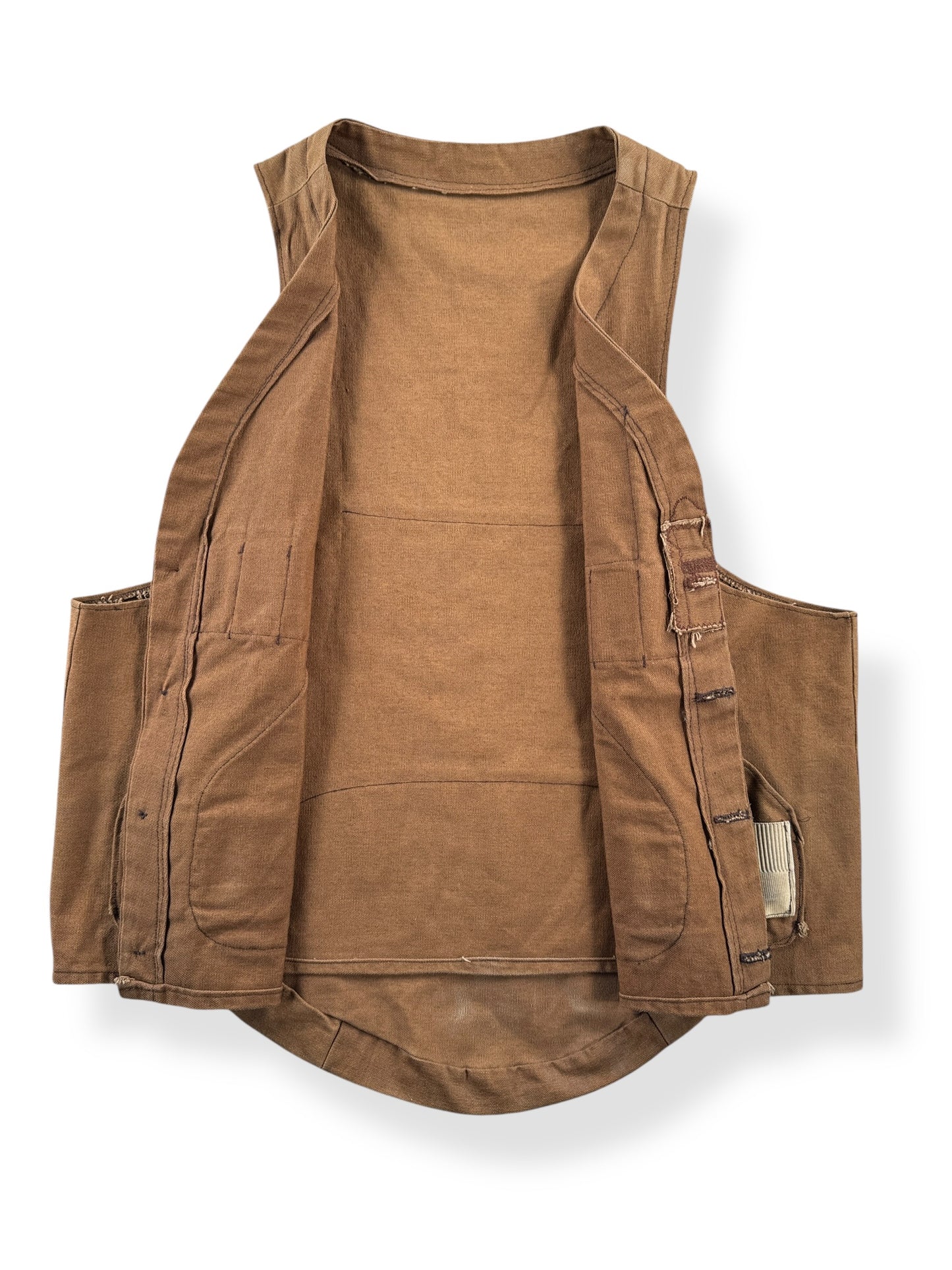 Inside of Vintage Hunting Vest w/ Mickey Patch SZ M