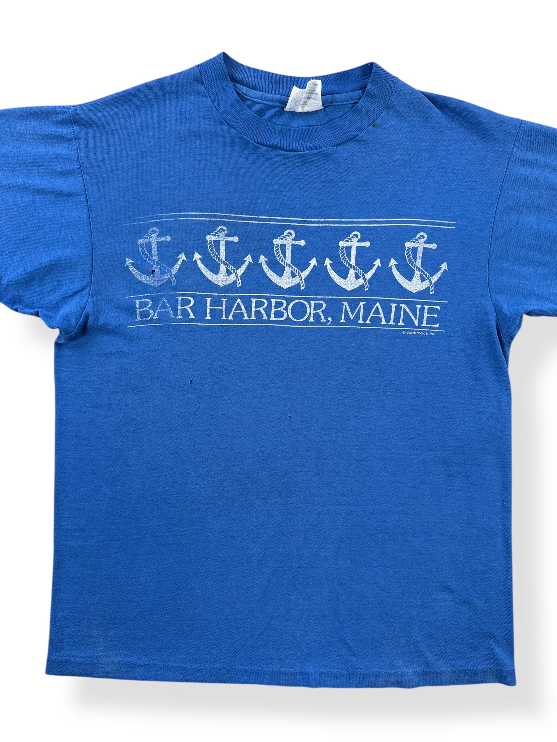 Front Close Up of Vintage Bar Harbor Maine Tee SZ M
