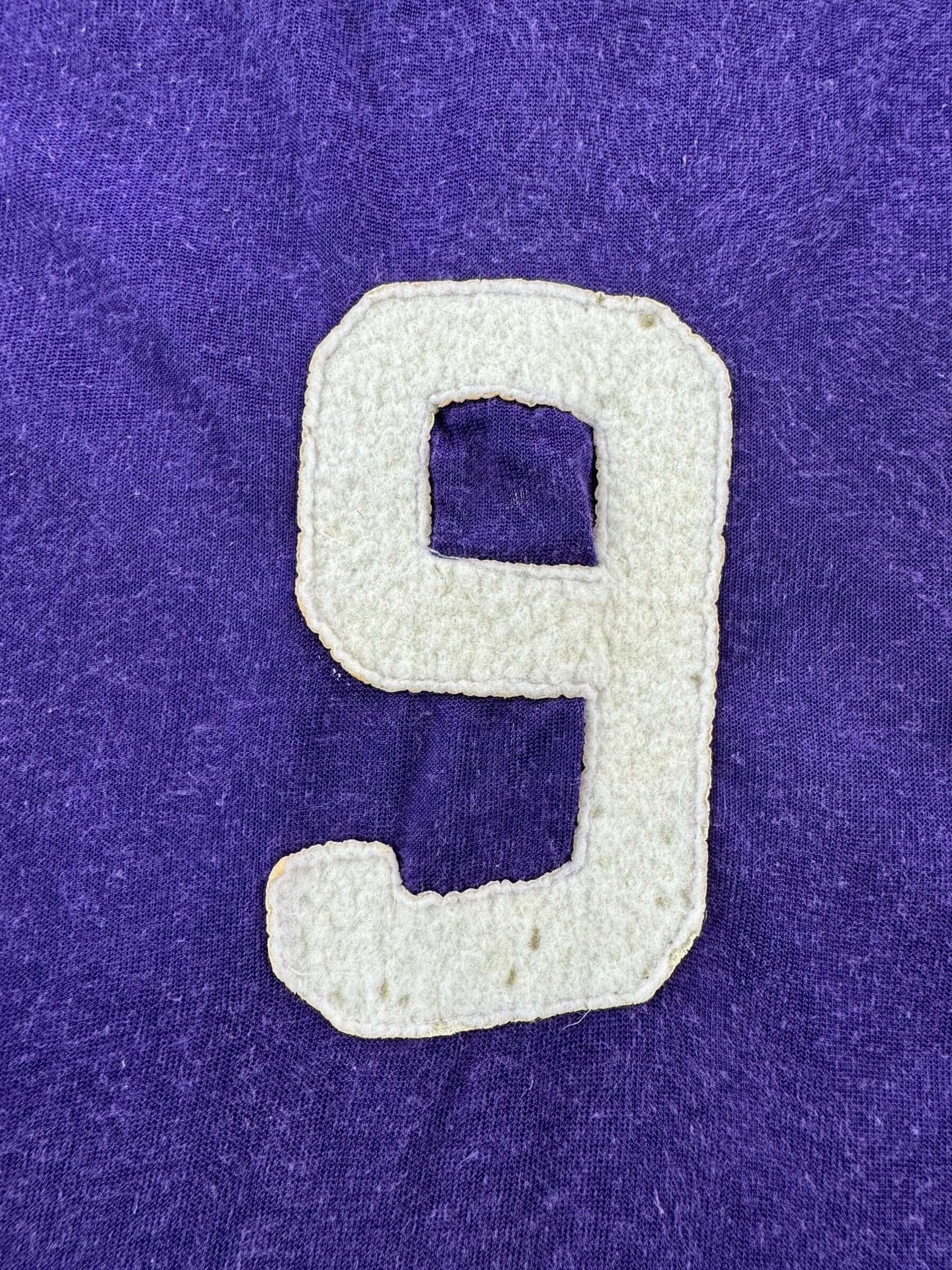 Felt Number on Vintage Rawlings Youth Durene Jersey SZ M (Fits Adult XS)
