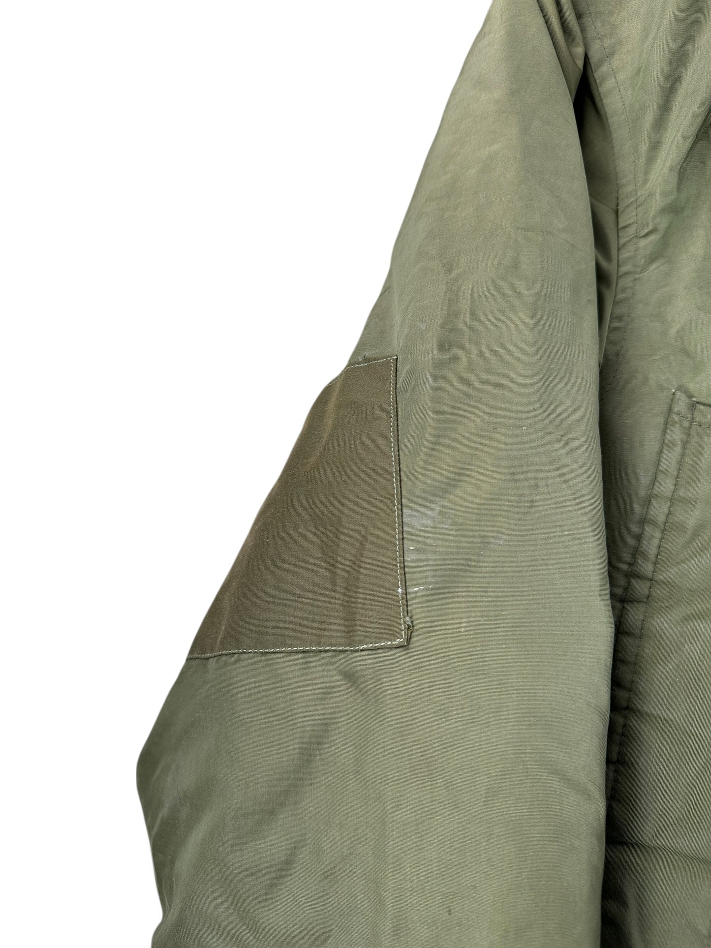 Repair on Vintage 70s Era Eddie Bauer Down Parka w/ Fur Hood SZ M