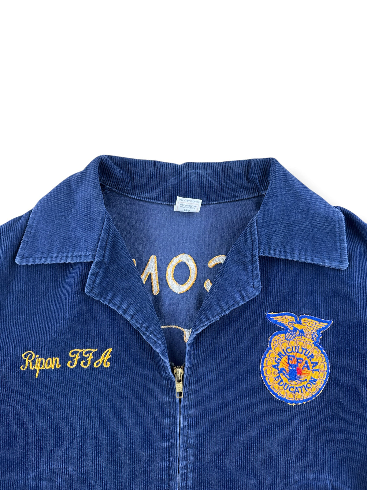 Collar on Vintage 80s Wisconsin FFA Jacket SZ M