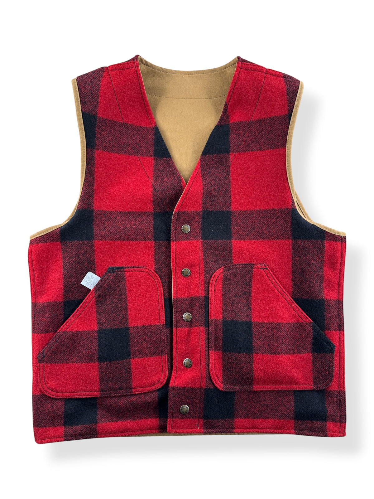 Inside-out Filson Style 5157 Reversible Vest SZ S