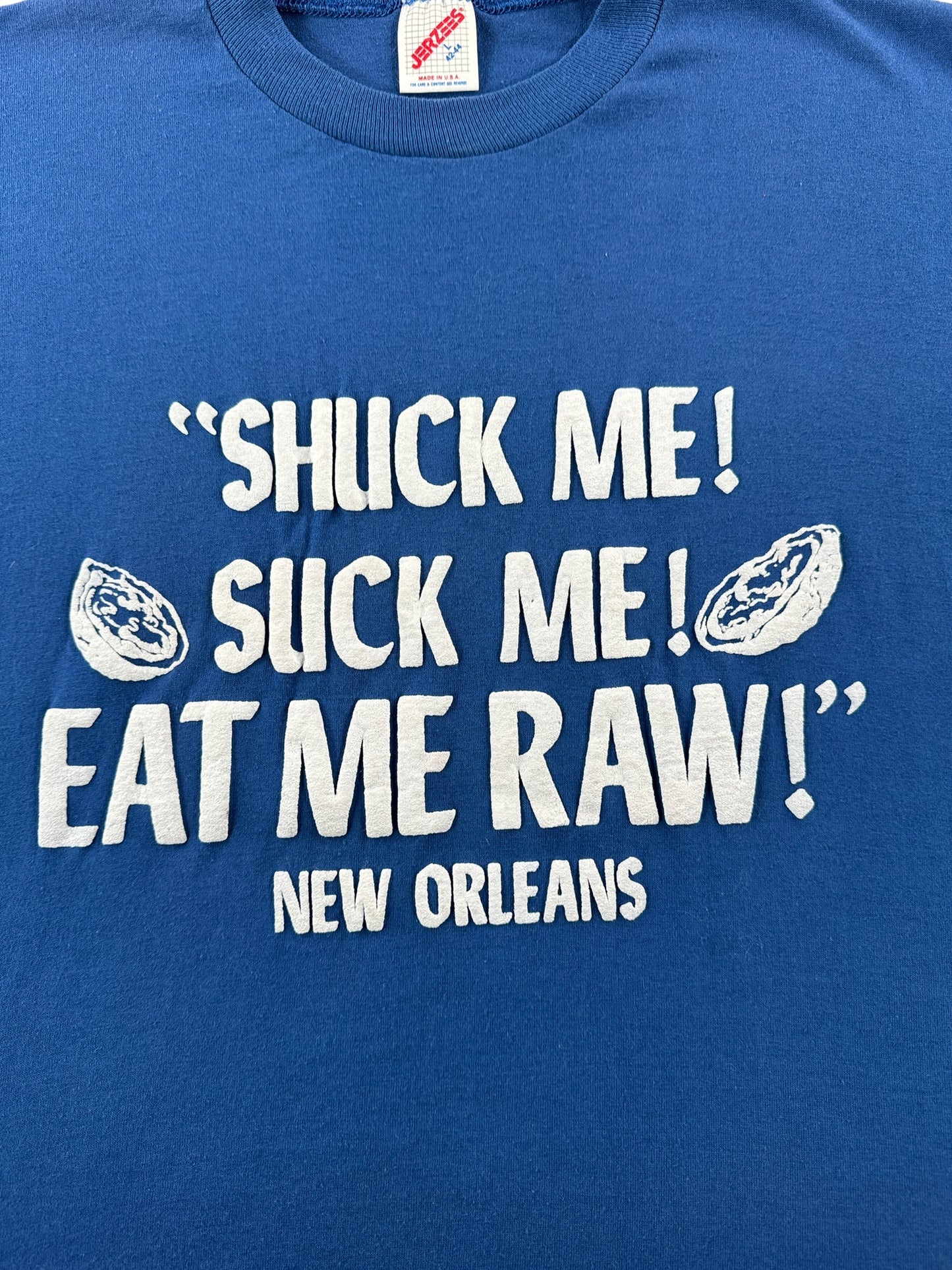Graphic of Vintage Oyster Tee SZ L (Fits M)