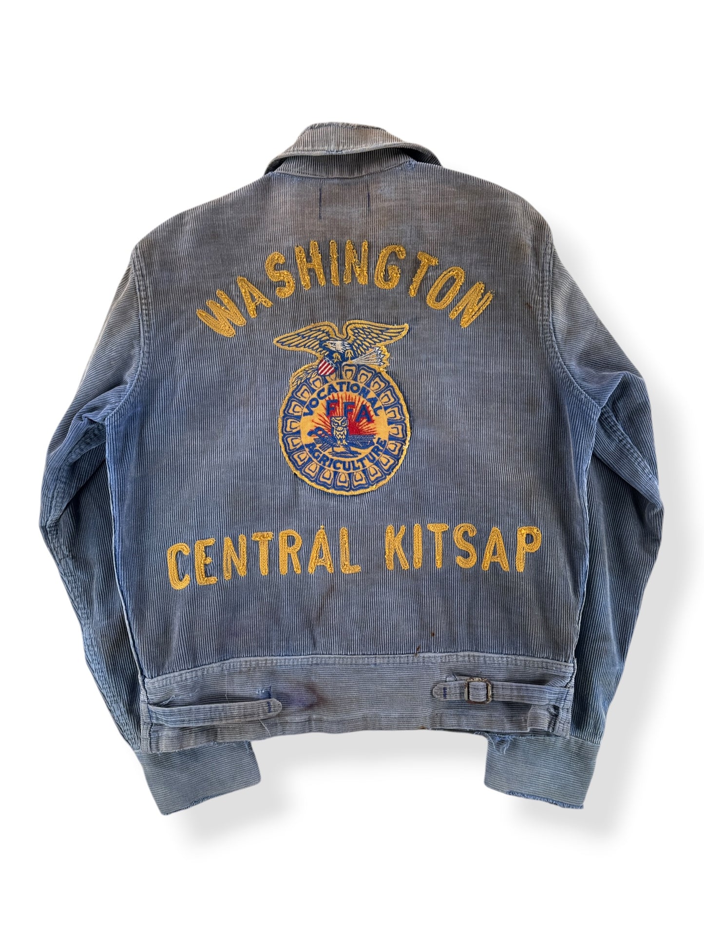 Vintage Thrashed and Faded WA FFA Jacket SZ 38