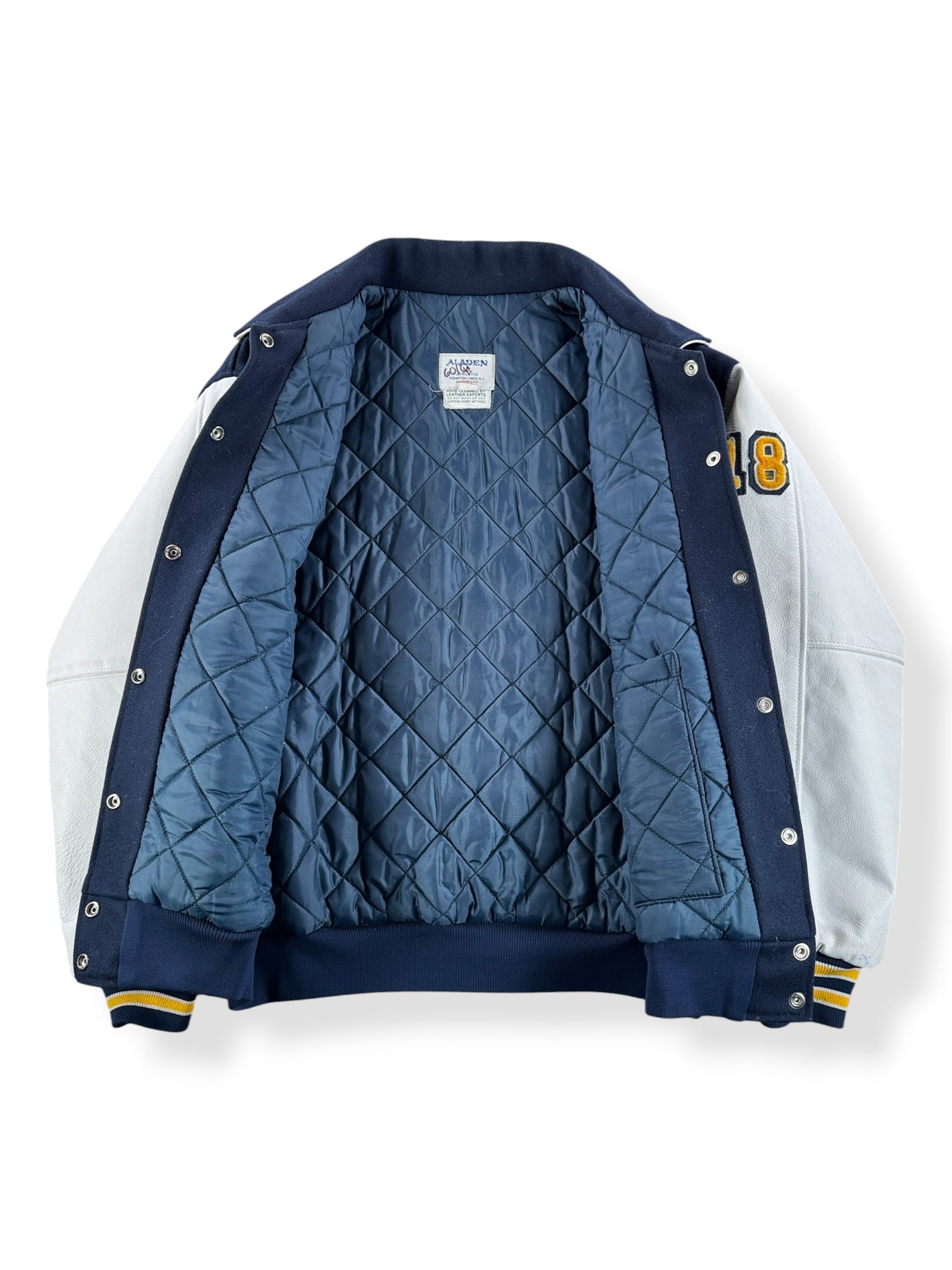 Inside of Vintage Hackensack Comets Baseball Varsity Jacket SZ M