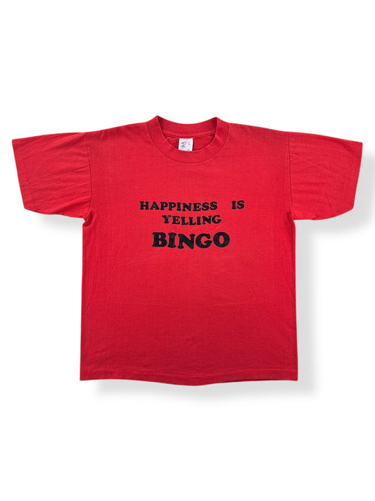 Front of Vintage 80s Gambling Tee SZ M