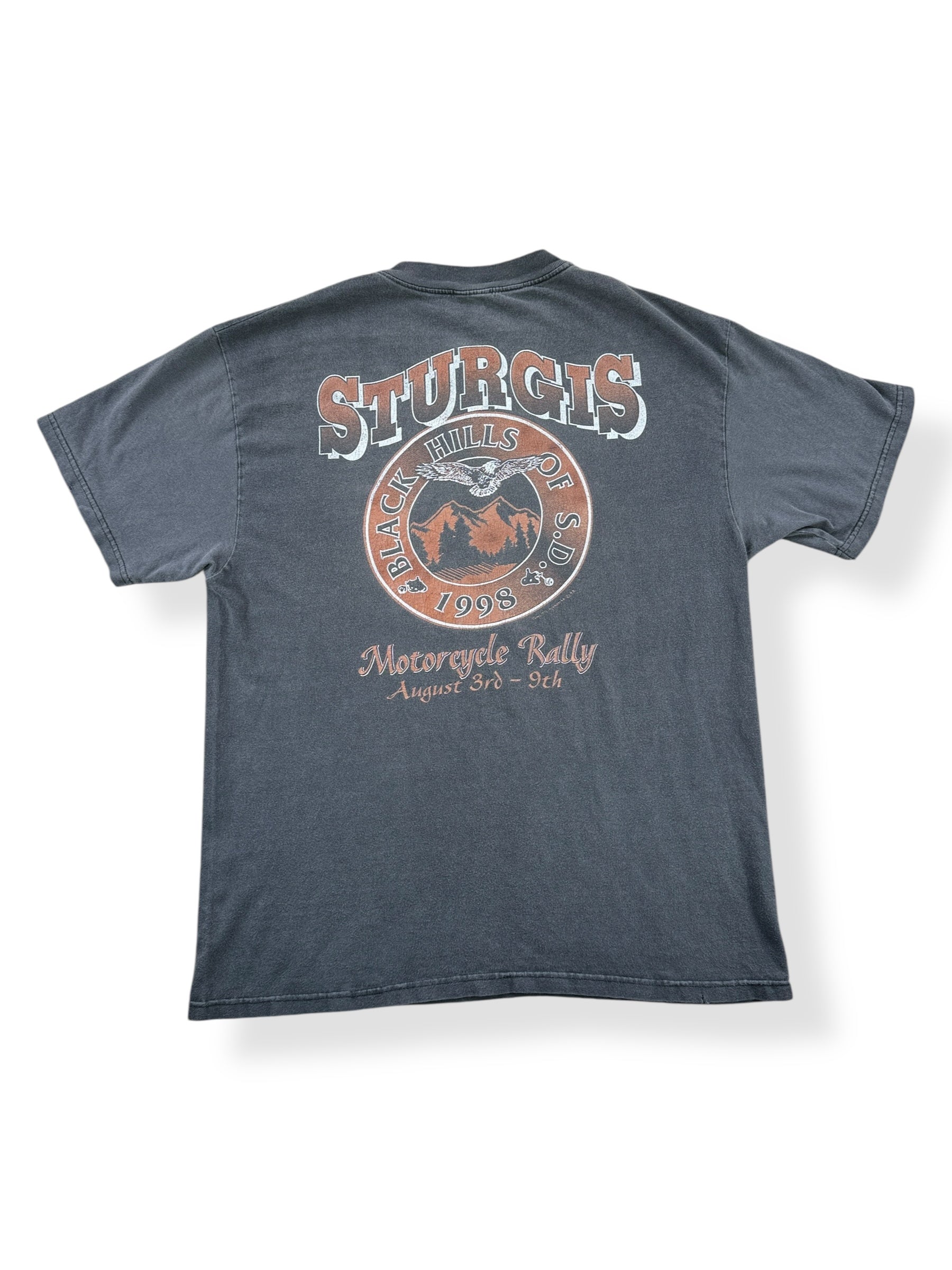 Back of Vintage 90s Sturgis Tee SZ L