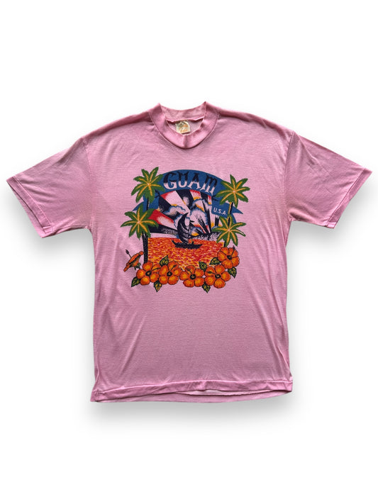 front of Vintage Pink Guam Souvenir Tee SZ M