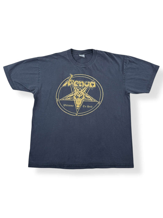 Front of Vintage Late 90s Venom Band Tee SZ XL
