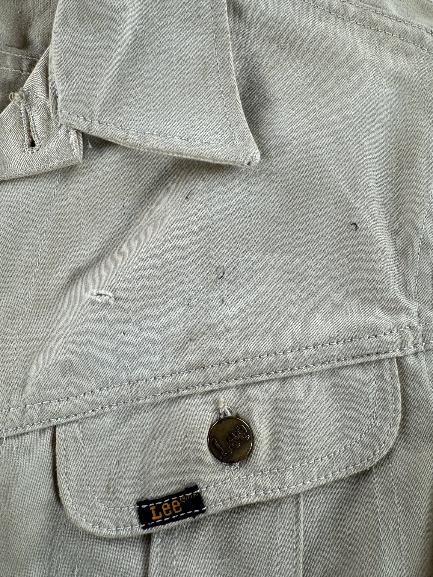 Wear on Vintage Repaired Lee Westerner Jacket SZ 38 - AS IS