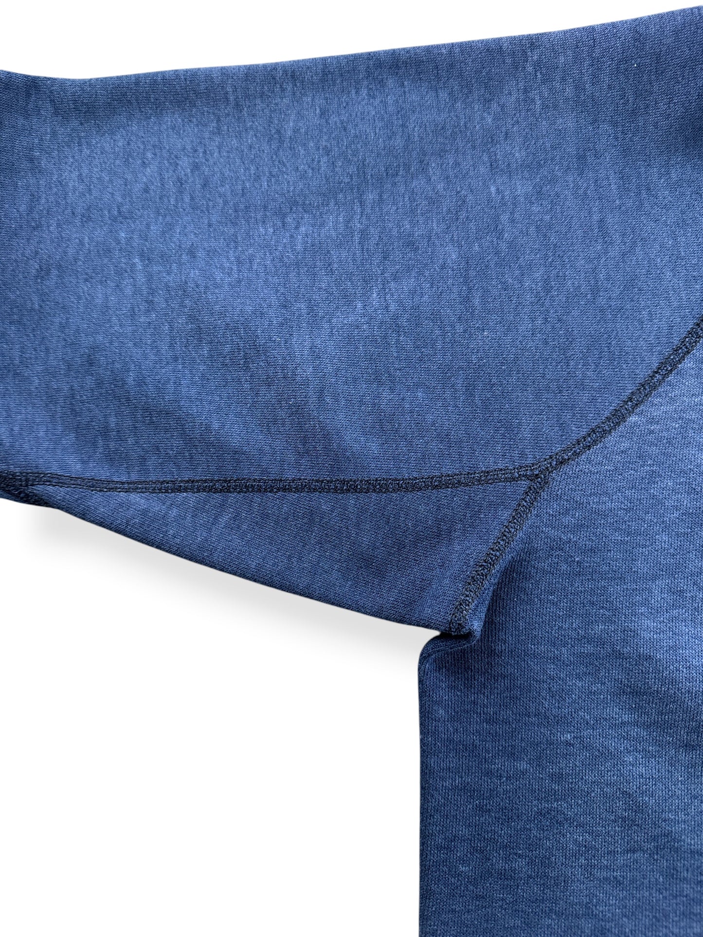 Gusset on Vintage Faded Blue Gussetted Hoodie SZ L