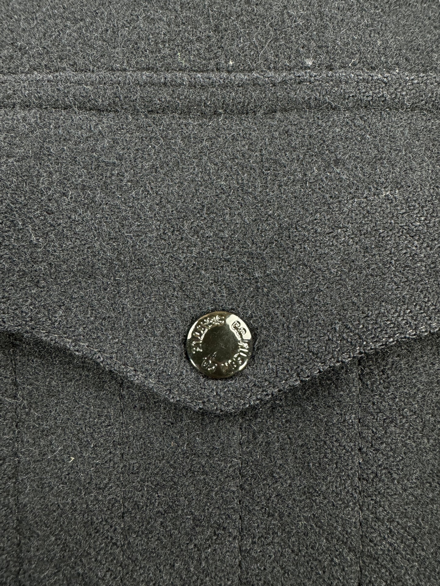 Button Snap on Vintage Black Filson Cruiser Jacket SZ 44