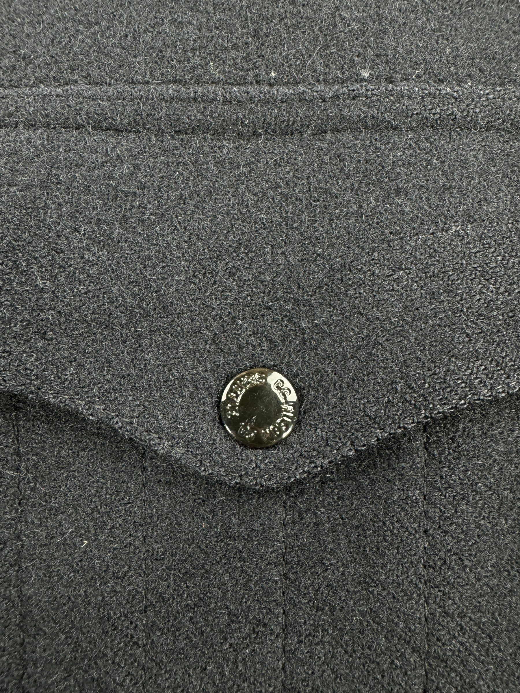 Button Snap on Vintage Black Filson Cruiser Jacket SZ 44