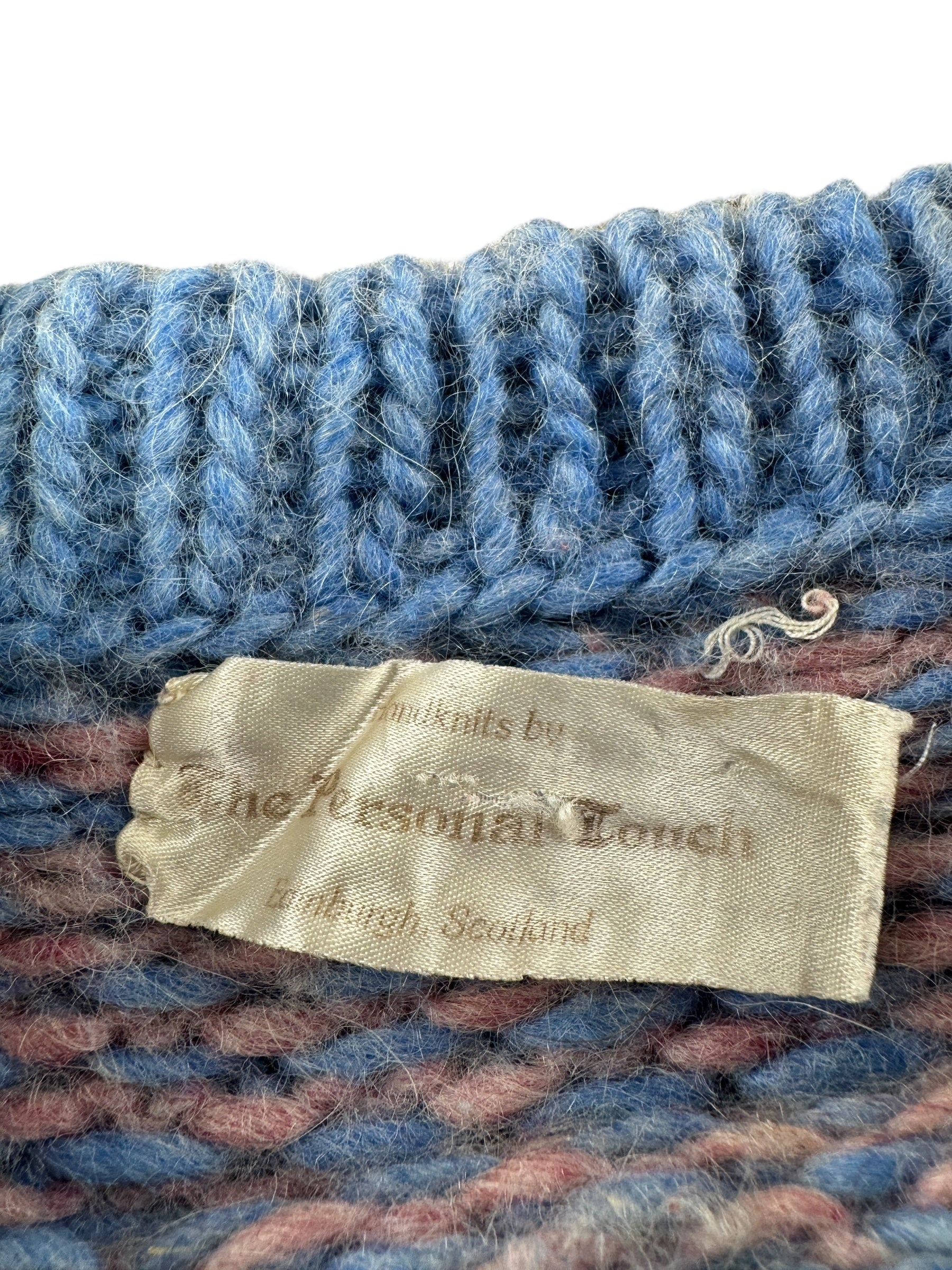 Tag on Vintage Pink Nordic Sweater SZ L