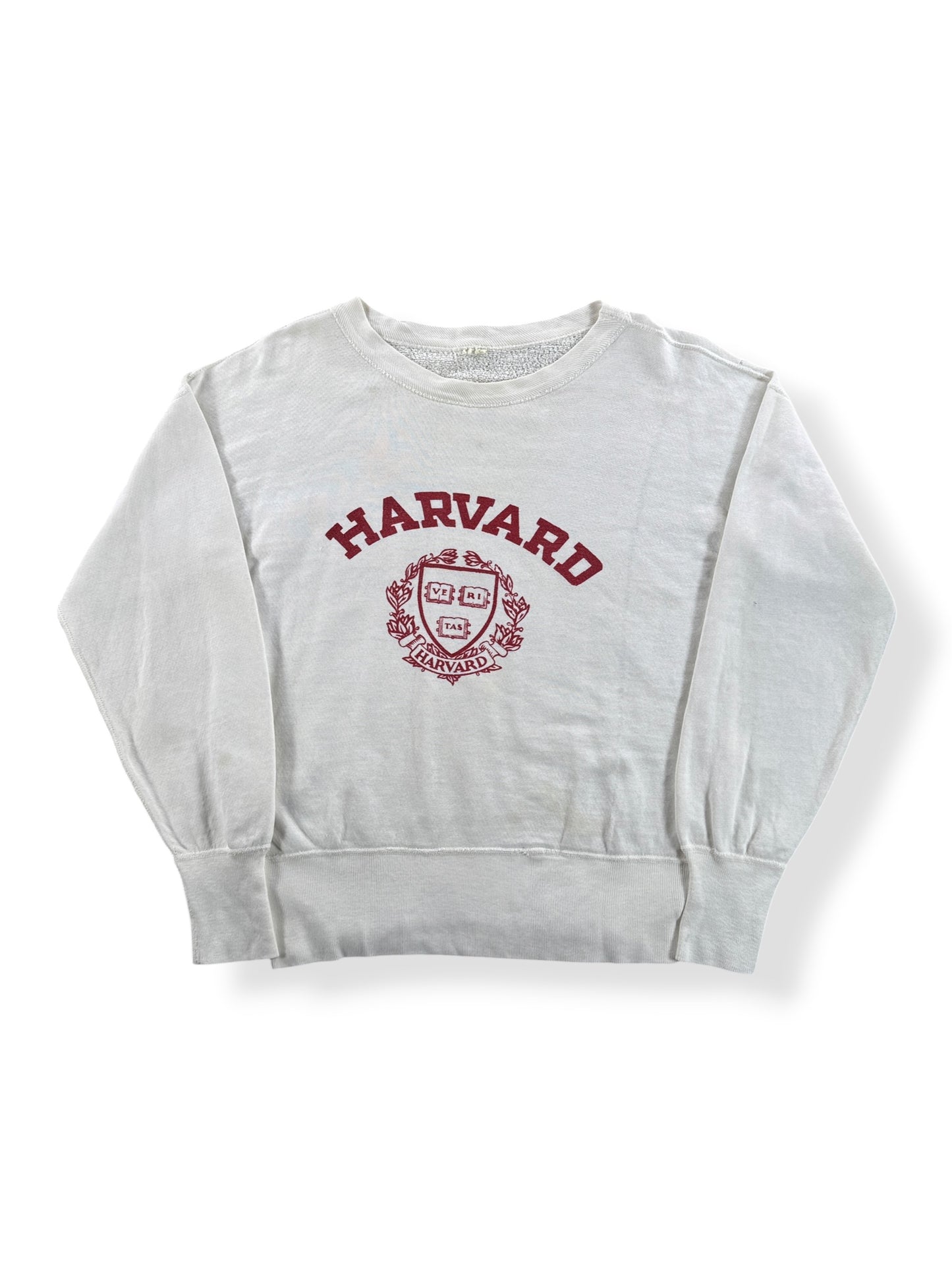 Front of Vintage 50s Era Harvard Crewneck SZ M