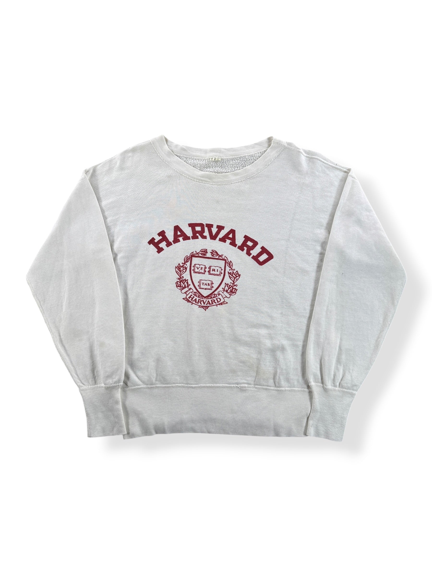 Front of Vintage 50s Era Harvard Crewneck SZ M