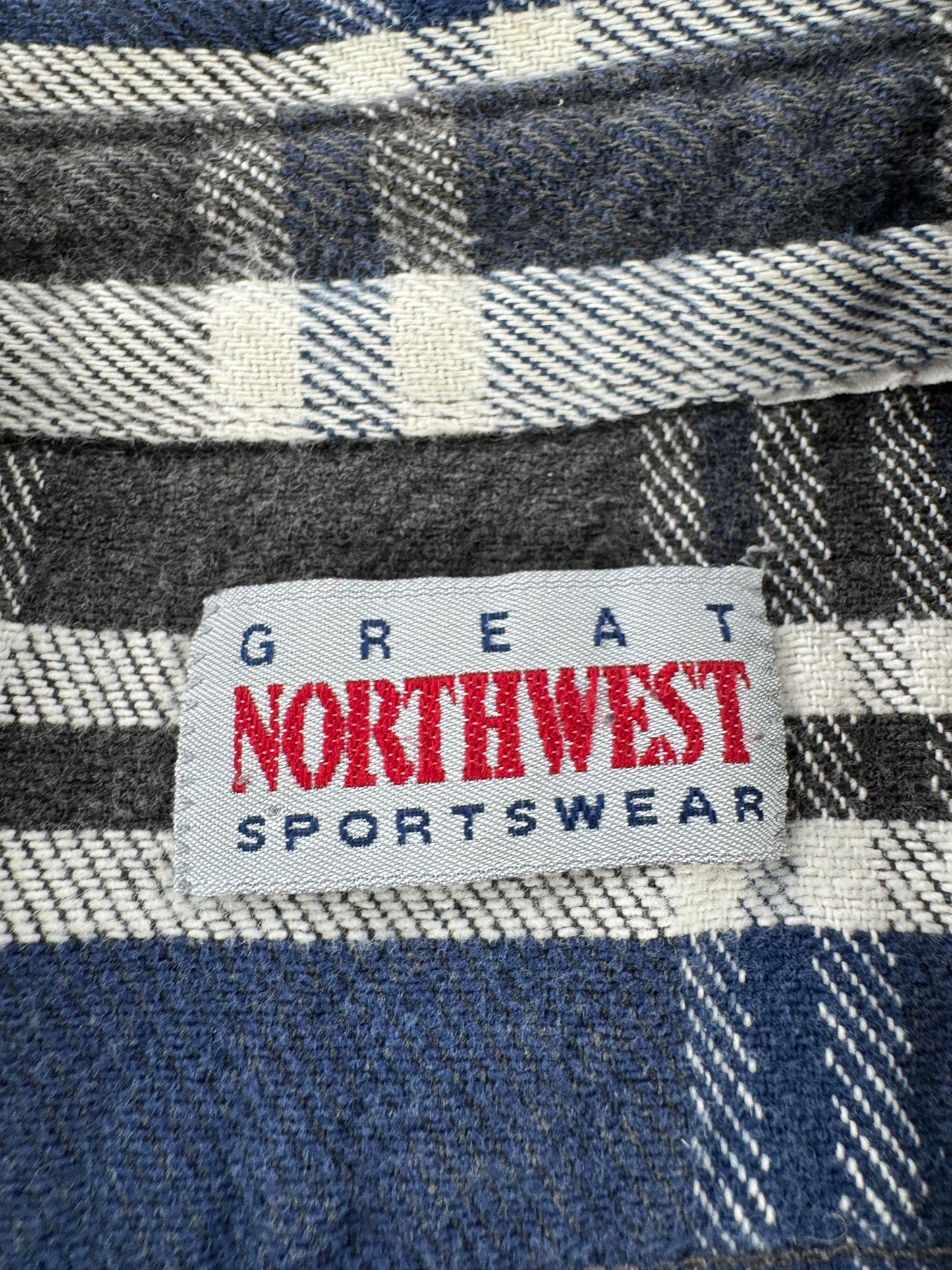 Graphic of Vintage Great Northwest Cotton Flannel SZ L