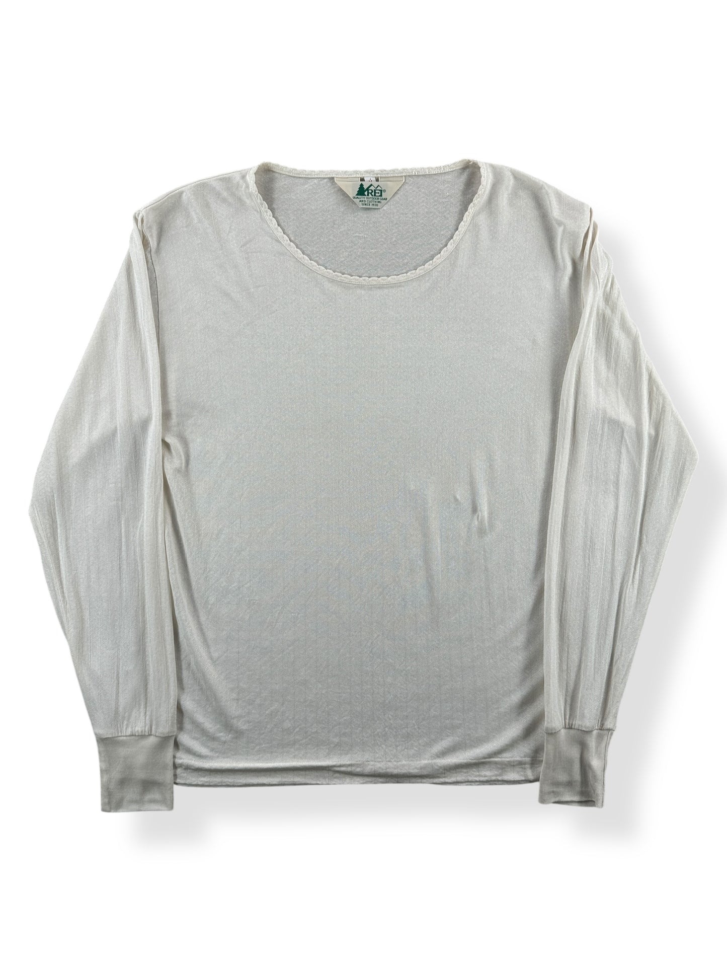 Front of 80s REI Silk Thermal SZ M