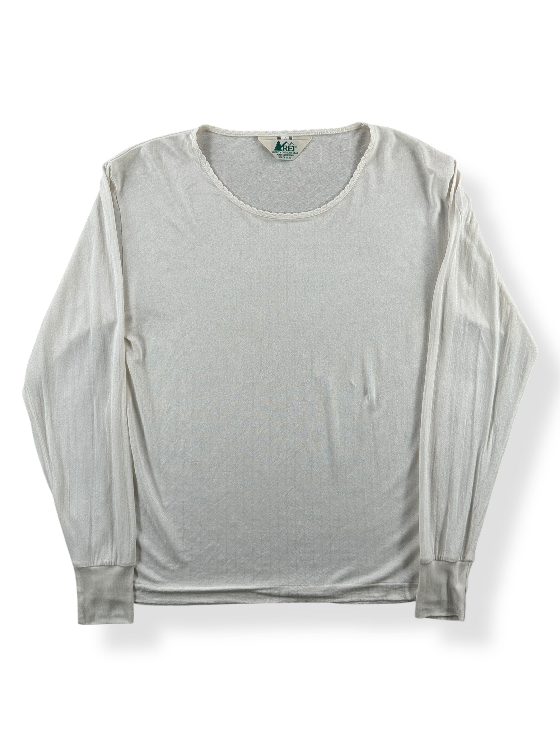 Front of 80s REI Silk Thermal SZ M